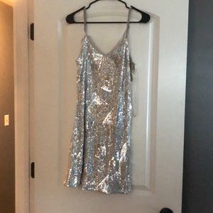 New with tags- cute sequin dress from boutique